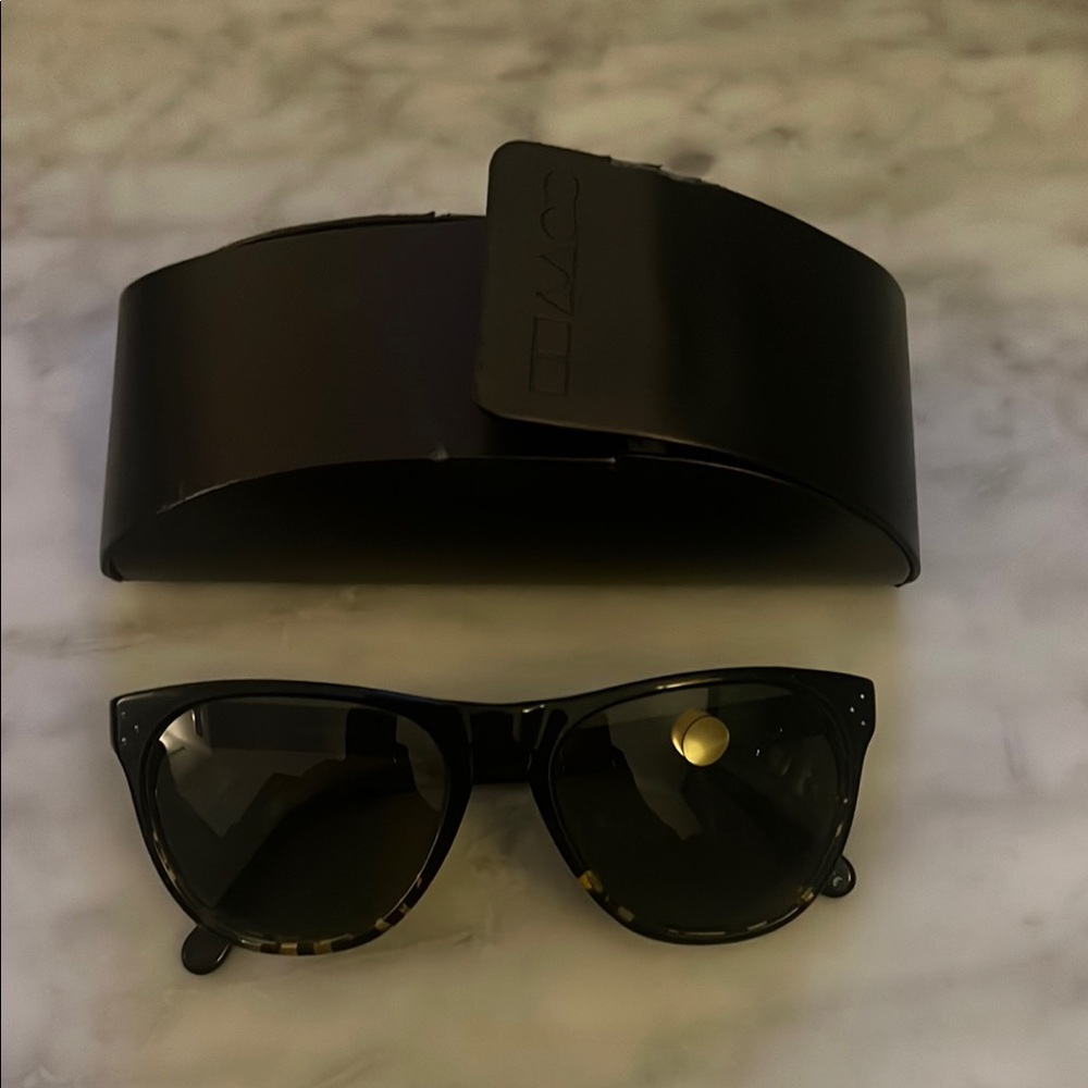 Oliver Peoples Black Wayfarer Glasses